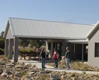 Large paal kit home erected by the owner-builder