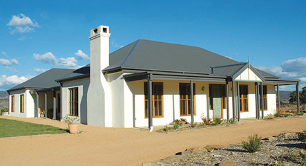Completed Camden based design completed as a home build in Captains Flat, Australian Capital Territory. Paal kit homes sure delivered on this strong steel built modular home.