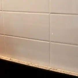 White ceramic bathroom tiles