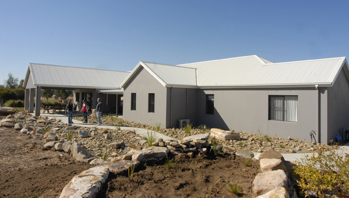 Completed kit home exterior