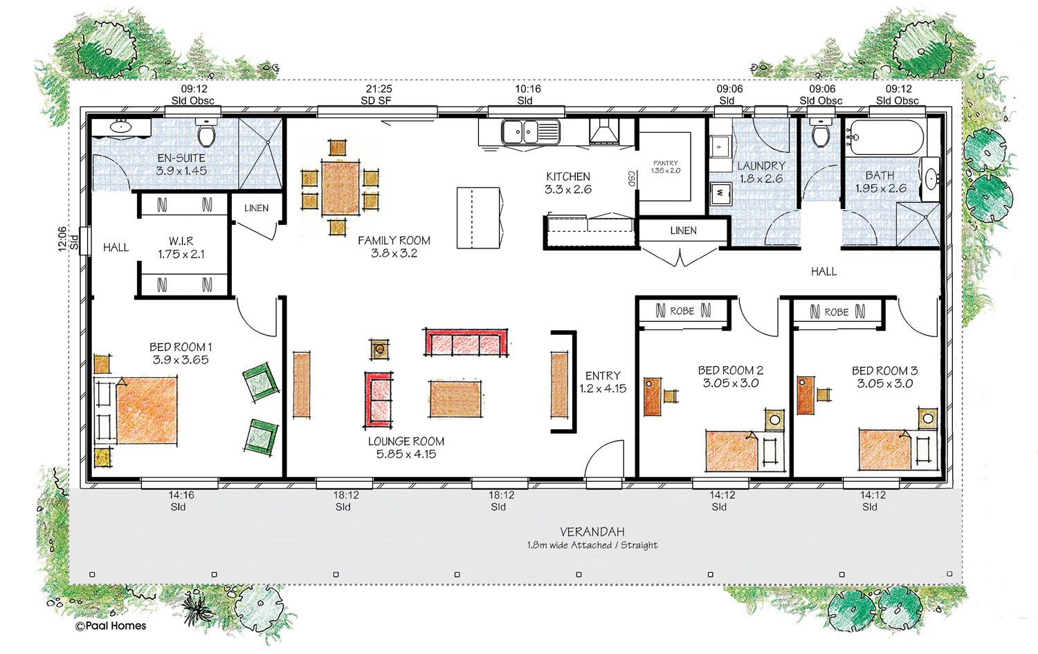 The Berrima 3 floor plan