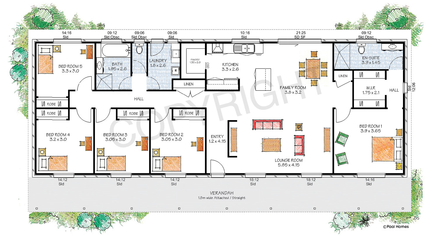The Berrima floor plan