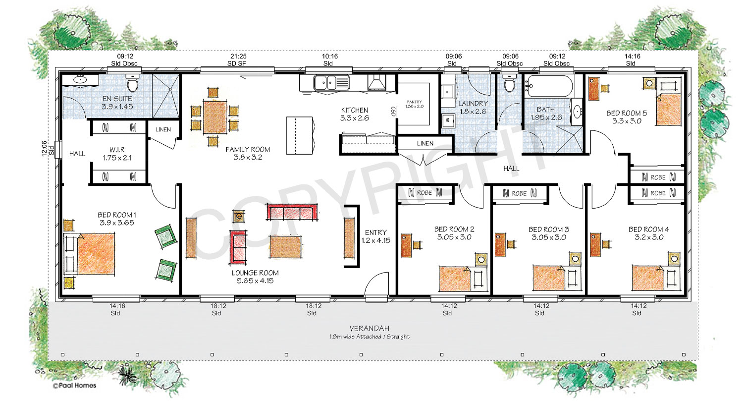 The Berrima floor plan