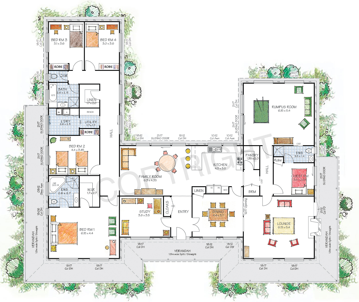 The Castlereagh floor plan