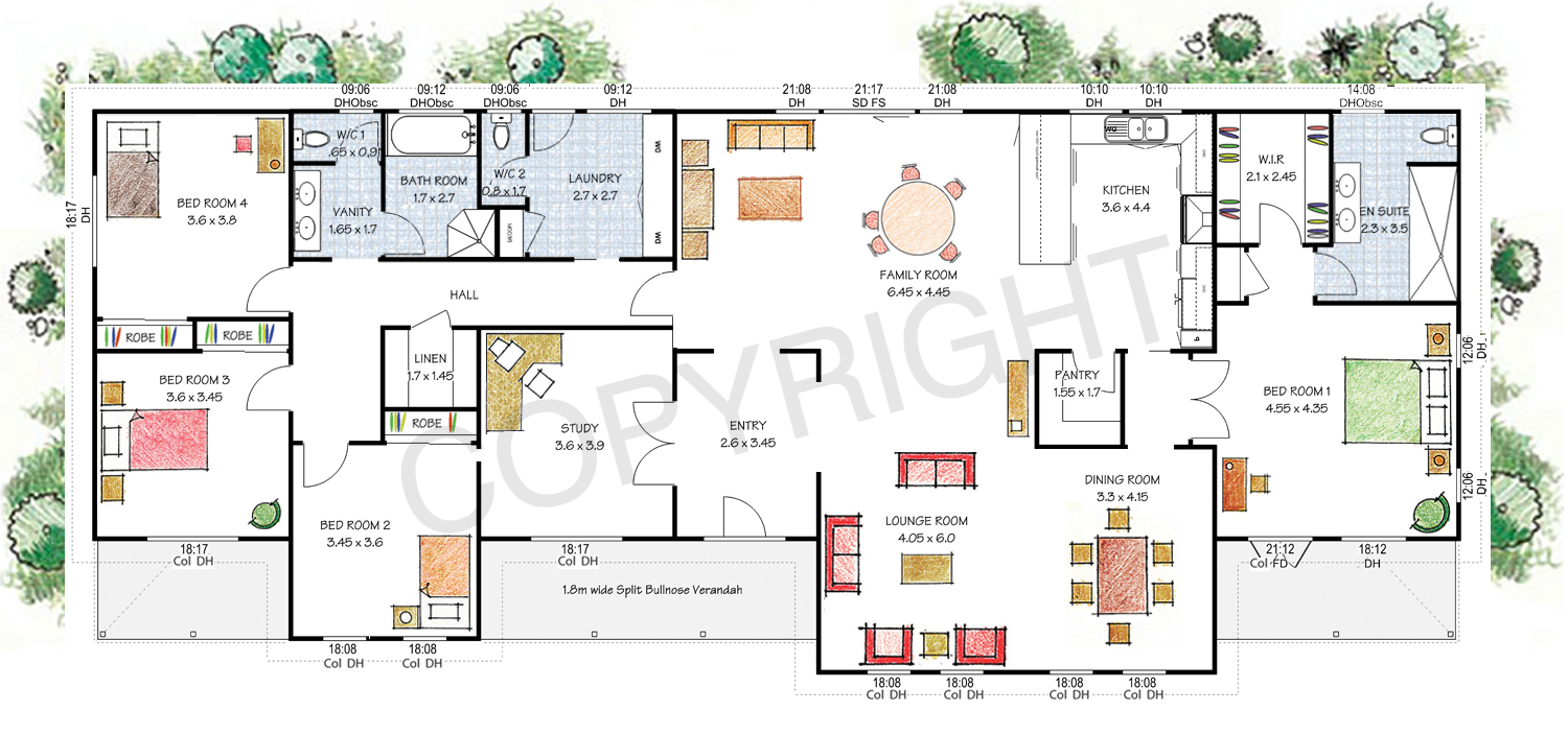 The Hawkesbury floor plan