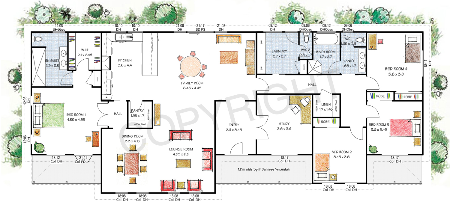 The Hawkesbury floor plan