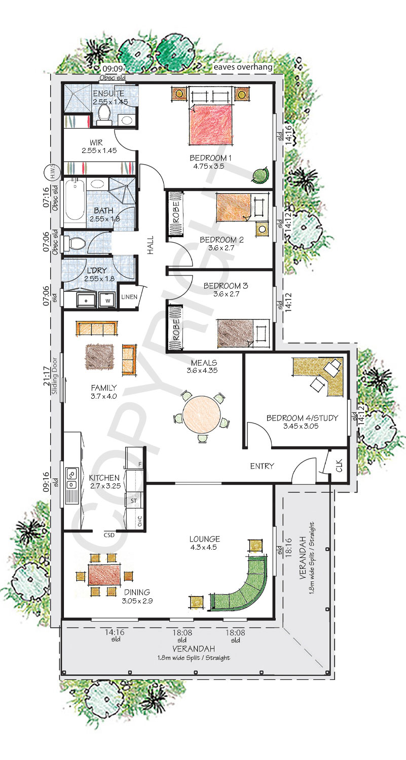 The Kiama floor plan