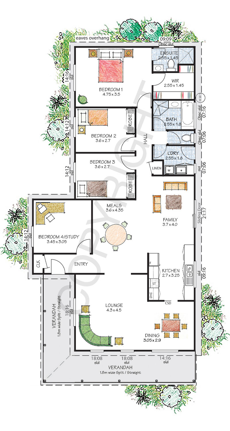 The Kiama floor plan