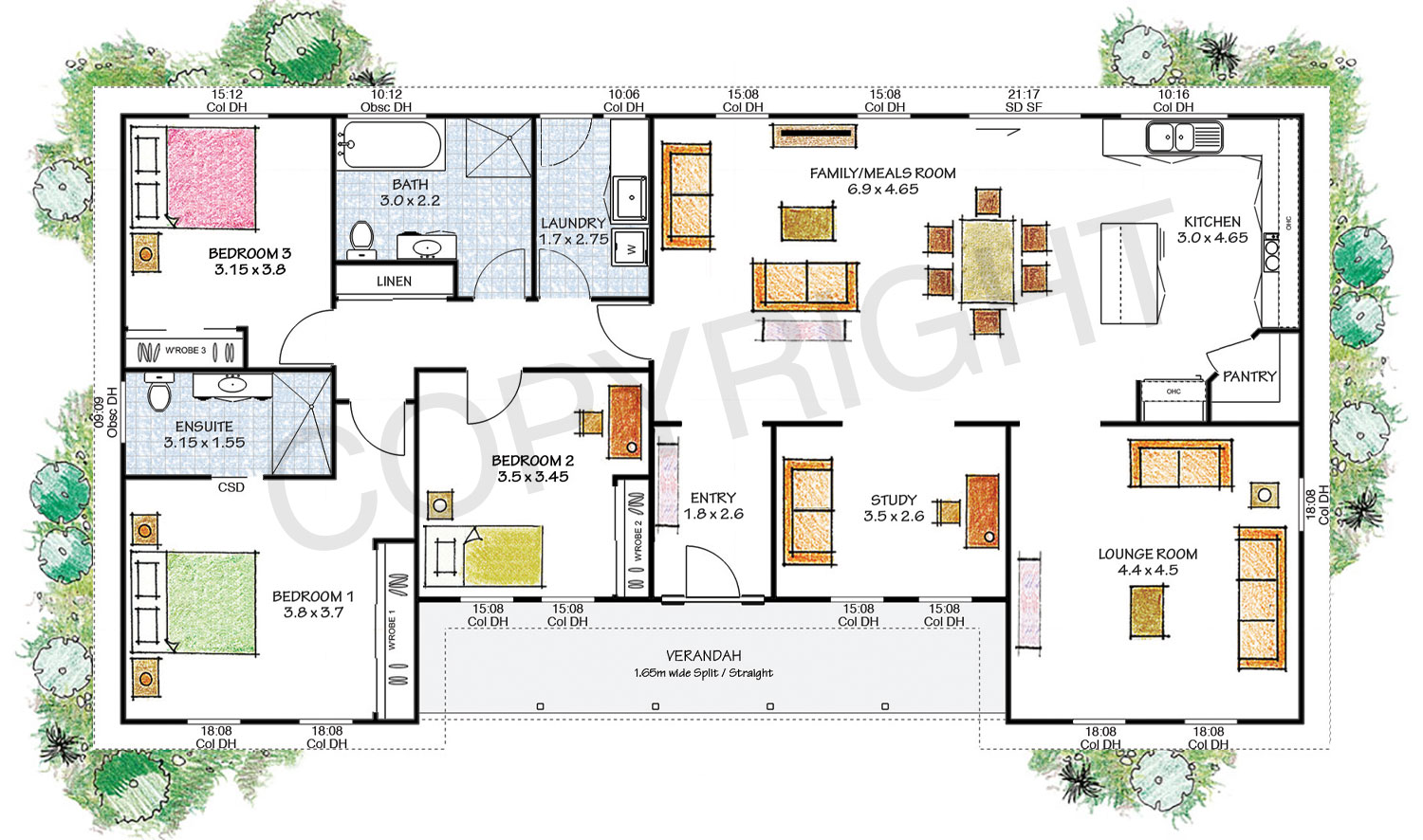 The Patterson floor plan