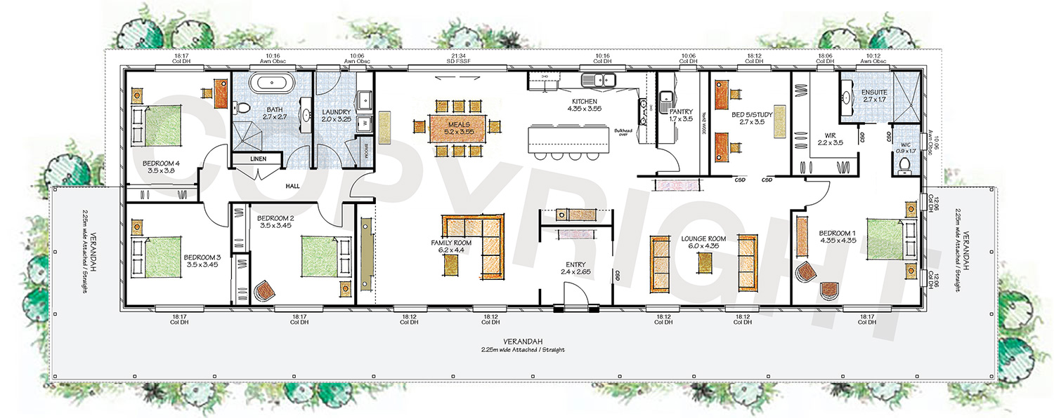 The Riverina floor plan