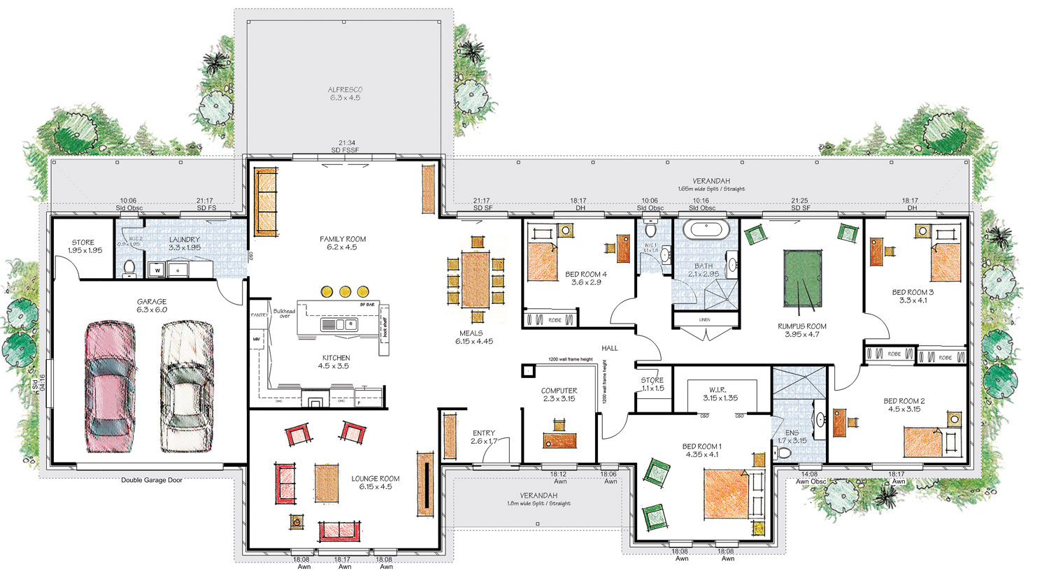 The Stanthorpe floor plan