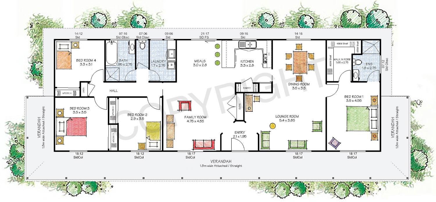 The Tasman floor plan