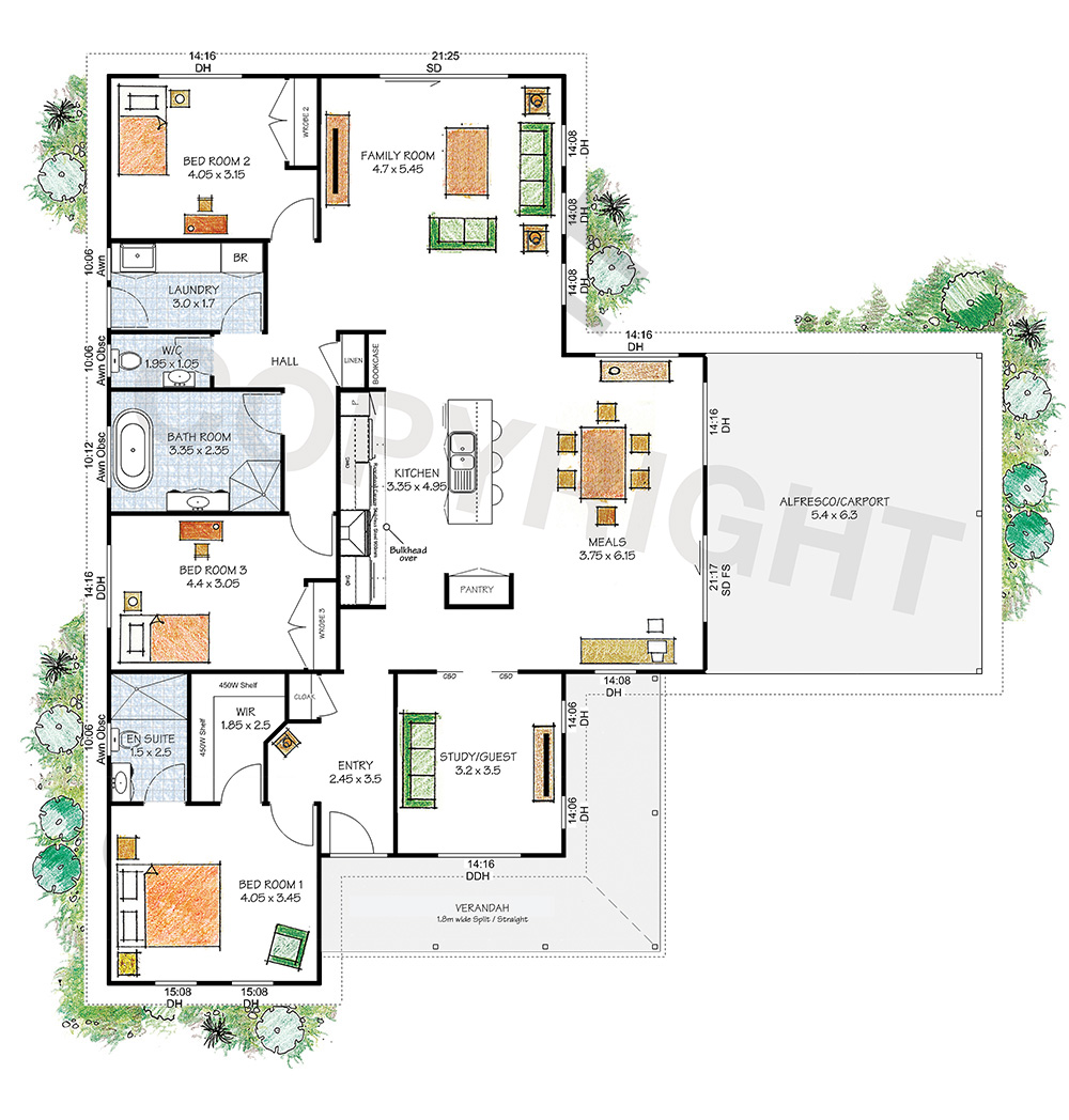 The Yarra floor plan