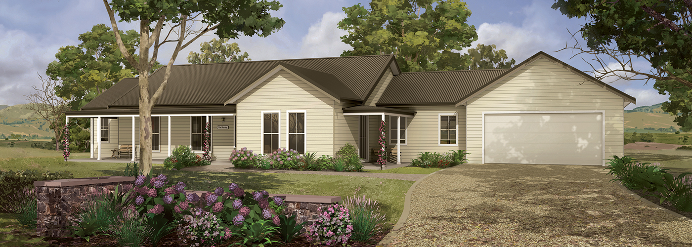 The Murray, Quality steel frame Paal kit home