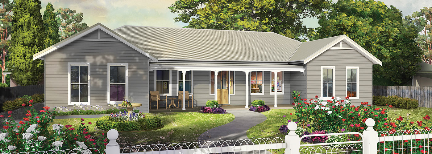 The Patterson, Charming country Paal kit home cottage