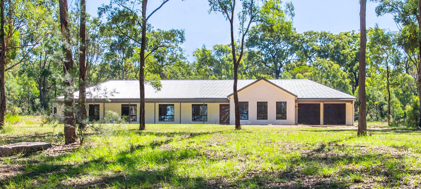 Kit Home built in Picton Sydney landscape